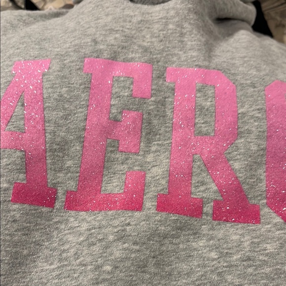 Aeropostale Heather Gray Hoodie - Picture 5 of 5